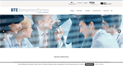 Desktop Screenshot of bte-kompetenzpartner.de