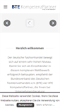 Mobile Screenshot of bte-kompetenzpartner.de