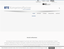 Tablet Screenshot of bte-kompetenzpartner.de